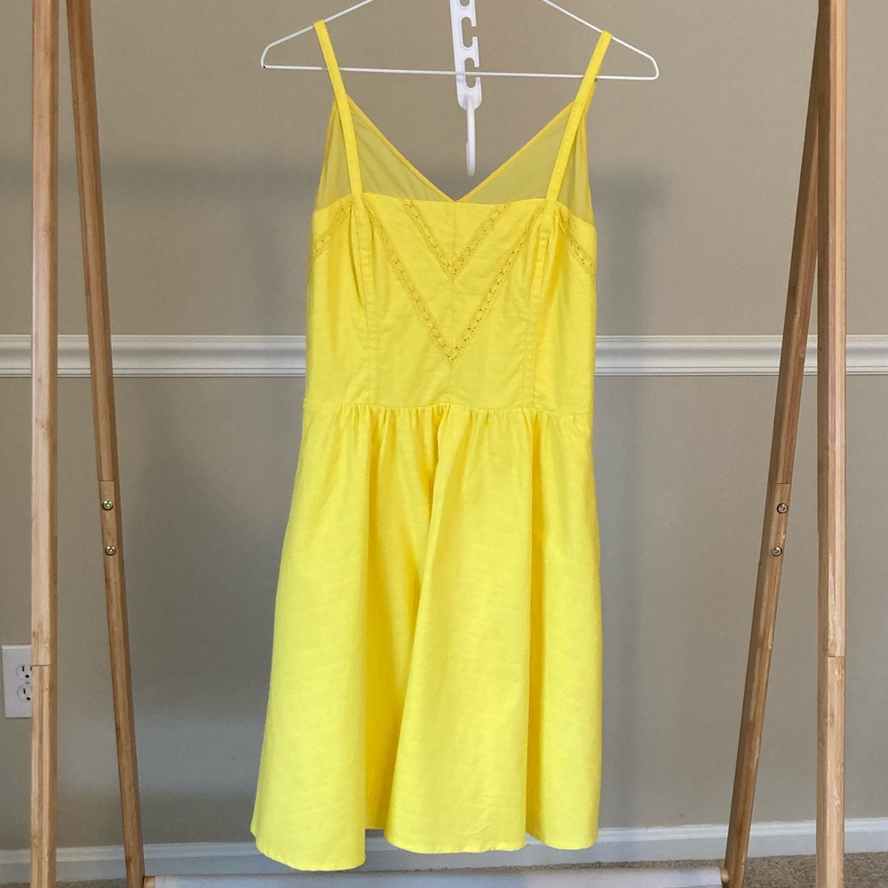 Jessica Simpson Yellow A-Line Dress